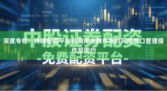 深度专栏：持牌配资平台在离岸金融市场的风险敞口管理操作层面约